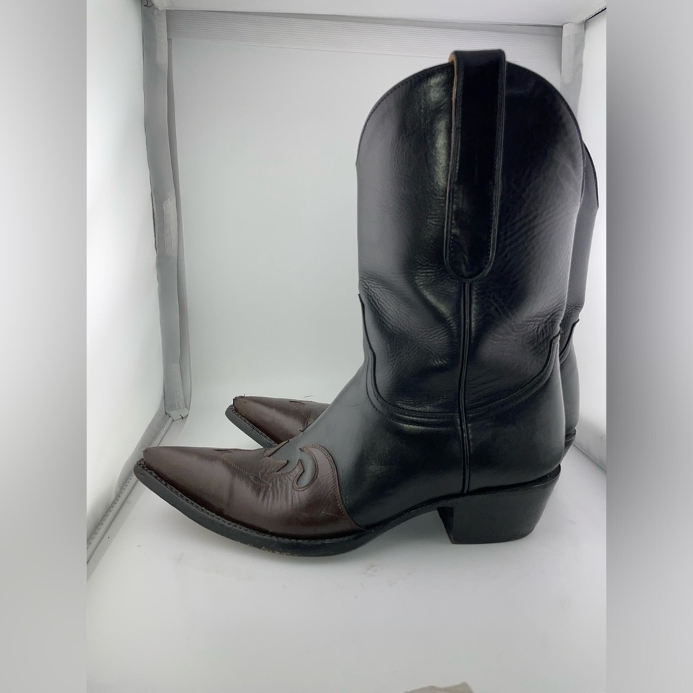 Ladies Old Gringo Diego Brown Two Toned Leather Western Boots 7 B - Picture 4 of 10